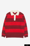 Odisha rugby collar wool knit sweatshirt