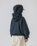 [AG.W] Edge Balloon Crop Double Hoodie