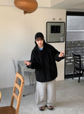 [unisex] Yohin side pin tuck wide jogger pants