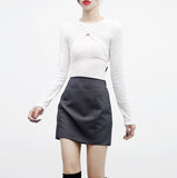 [NONCODE] (1+1) DeMer Bolero T-shirt + Sleeveless Set