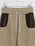Burntos Wool Banding Wide Brushed Pants