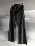 Aven Layered Shirred Skirt Pants