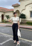 Rebeulri Round Shirring T-Shirt