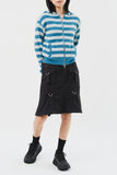 (W) Eight Strap Cargo Skirt