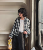Country crop check shirt
