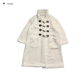 Pugeun fleece duffel coat