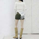Vne Nylon String Mini Skirt