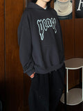 Piece Rivet Detail Boxy Hood