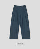 Lebec Cotton Half Banding Wide Pants