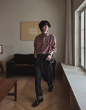 Ruins check overshirt