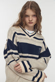 Cheese Club V-neck Knit