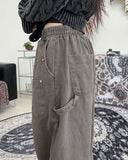 Root Pigment Work Balloon Pants