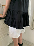 Kinu Frill Sleeveless Layered Blouse