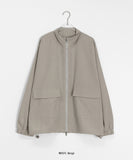 Tan Two Way Wind Jumper