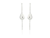 Champagne Moon Dew Drop Silver Darling Earrings