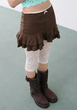 PUNCHING FRILL MINI SKIRT