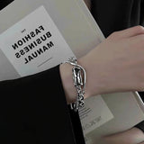 2TYPE [Ball Mix, Double Chain Mix] Layered Silver Bracelet