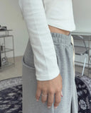 Dian Modal U-Neck Long Sleeve Tee