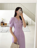 Herildi Tweed Button One Piece