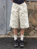 Boring Adjust Cut Rivet Bermuda Pants