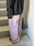 Janme Peach Fuzz Wide Banding Pants