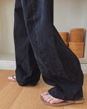 Bart Camo Cutout Wide Denim Pants