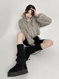 Crop mink jumper