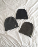 Yuon Button Knit Wool Beanie