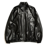 Fox Leather Curved Panel Jacket