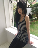 U-Ten Striped Long Sleeveless
