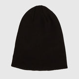 Color ribbed cotton beanie