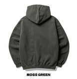 Oil Khaki Pigment Hoodie