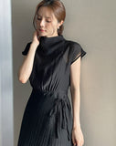 Forven Hanek Wrinkle Banding Wrap Long One Piece