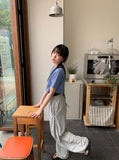 Pinjo Side Button String Banding Pants