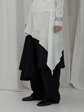 Celer Layered Unbalanced Chiffon One Piece