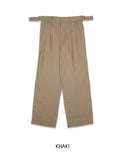 Saffy Adjust Linen Wide Slacks