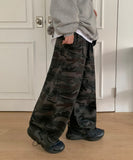 [BAONHAUS] Gihu Vintage Military Banding Wide Pants