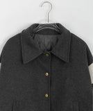 Lumti color matching collar quilted varsity jumper