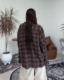 Louver pigment check shirt