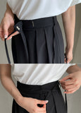 Carpit Unbalanced Wrap Wide Slacks