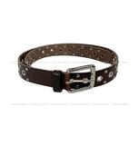 35mm Real Cowhide Eyelet Belt