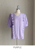 Aurora Frill Puff Blouse