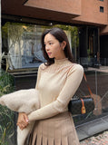 Stella see-through frill polar knit