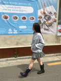 Haromi Shirring Ribbed Banding Skirt Pants