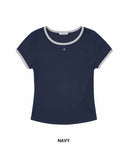 W Basic Ringer T-shirt