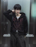 Patek Waffle Print Hood Zip-Up