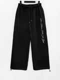 Lezen Brushed Lettering Sweatpants