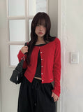Mela Round Rib Daily Cardigan