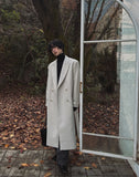 Melfis double maxi wool coat