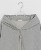 Silka Cotton Rivet Over Hood Zip-Up